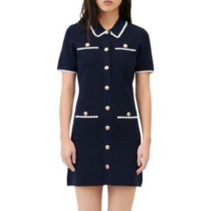 ISO Maje Roliano dress in Blue XS/34